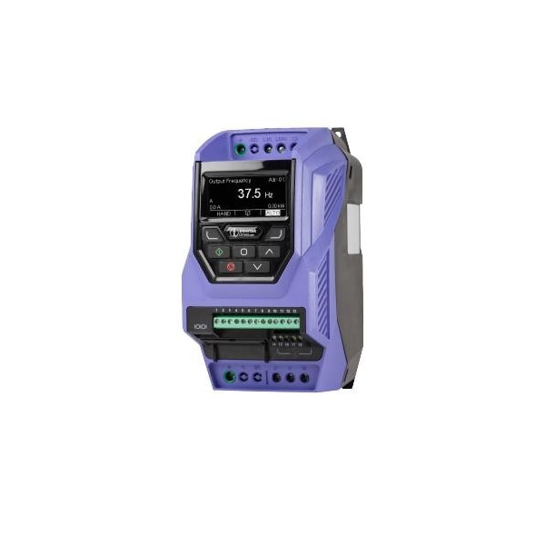 Invertek Drives 2.2 kW 3 HP, 4.1 A; Size 2, IP20;IV: Three Phase, 500-600 V;OV: Three Phase, 500-600 V ODV-3-260041-3012-MN - main